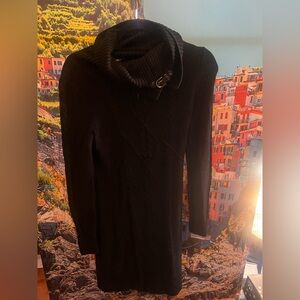 White House Black Market Black Turtleneck Sweater